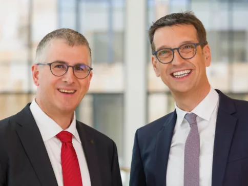 Univ.-Prof. Dr. Thomas Helbich und Prof. Dr. Johannes Wessling